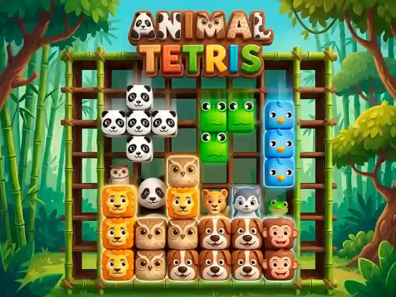 Igra Animal Tetris online