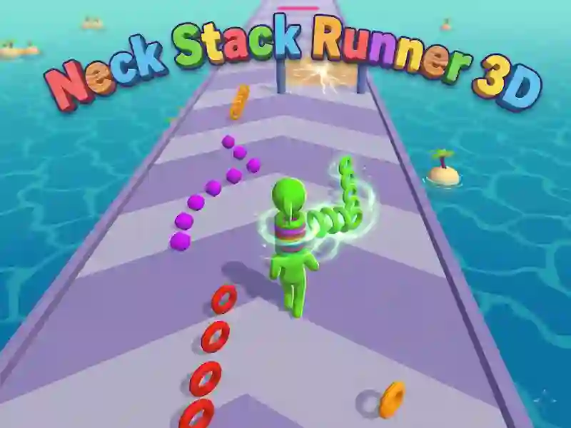 Igra Neck Stack Runner 3D online