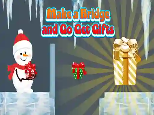 Igra Make a Bridge and Go Get Gifts online