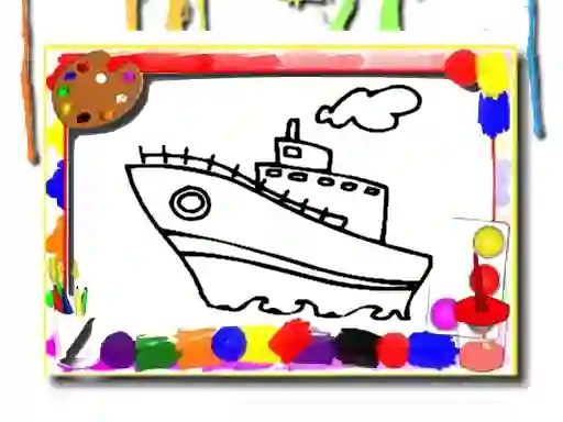 Igra Back To School: Cartoon Coloring Time online