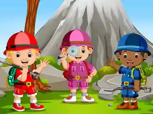 Igra Kids Camping Hidden Stars online