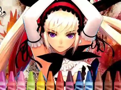 Igra 4GameGround Anime Manga Coloring online