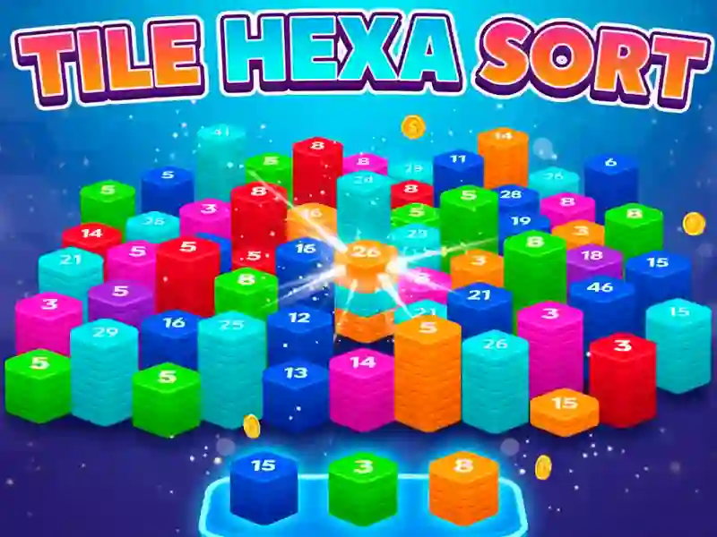 Igra Tile Hexa Sort online