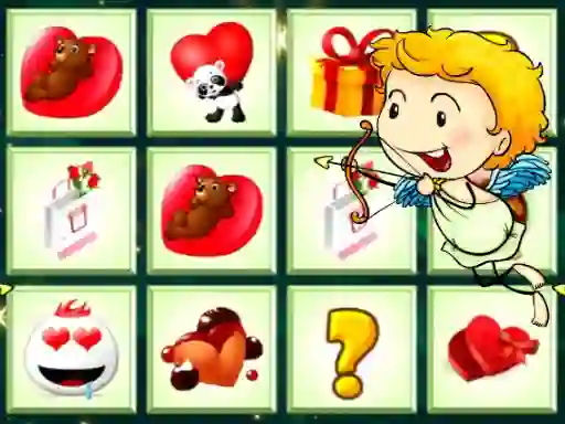 Igra Valentines Cards Match online