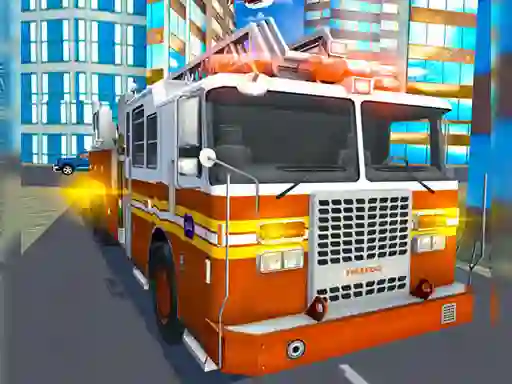 Igra Fire City Truck Rescue Driving Simulator online