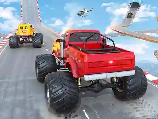 Igra Mega Ramp Monster Truck Race online