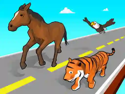 Igra Animal Transform Race online