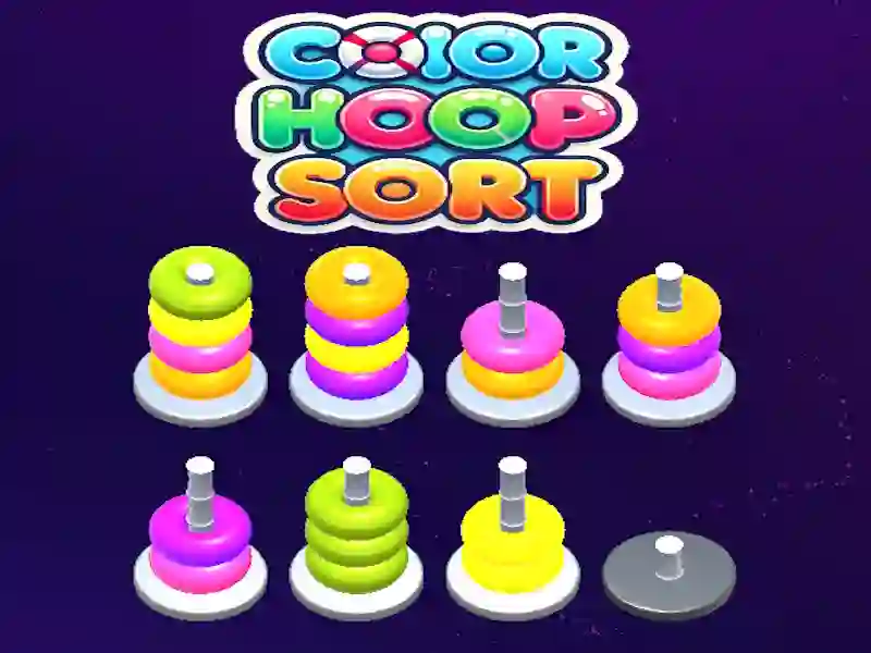 Igra Color Hoop Sort online