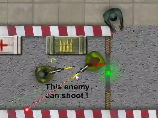 Igra Zombie Shooting 2D online