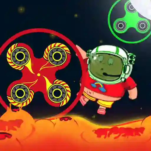 Igra Spinner Astro the Floor is Lava online
