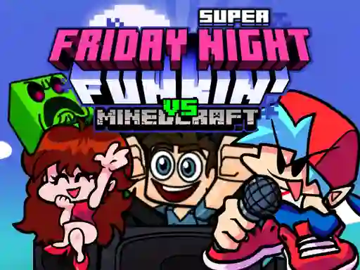 Igra Super Friday Night Funkin Vs Minecraft online