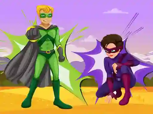 Igra Superheroes Jigsaw online