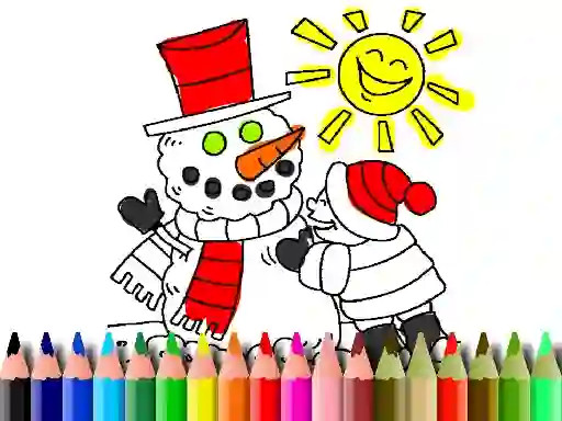 Igra Back To School: Winter Time Coloring online