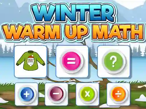 Igra Winter Warm Up Math online