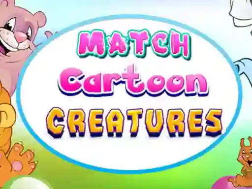 Igra Match Cartoon Creatures online