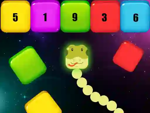 Igra Snake Blocks and Numbers online