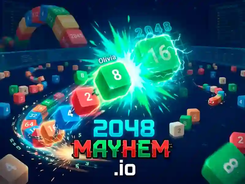 Igra 2048 Mayhem.io online