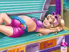 Igra Pregnant Princess Tanning Solarium online