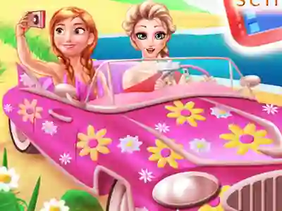 Igra Princesses Road Trip Fun online