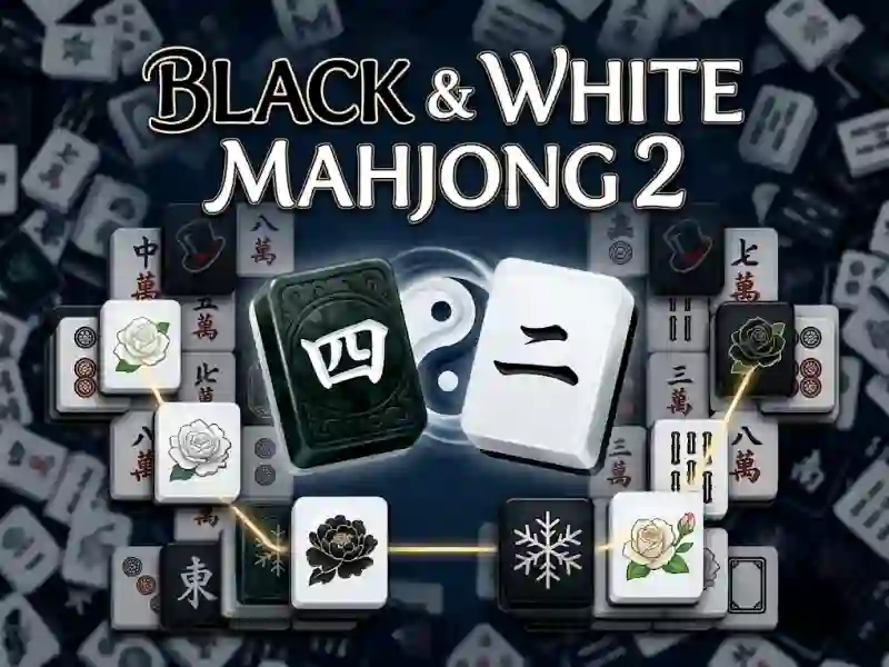 Igra Black & White Mahjong 2 online