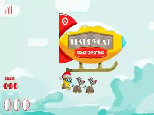 Igra FlappyCat Crazy Christmas online
