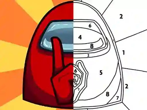 Igra Among Them Coloring Book online