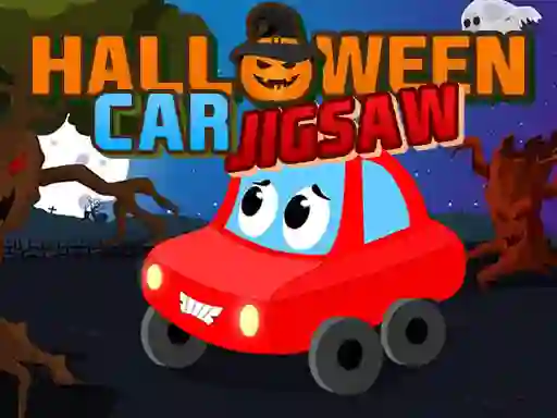 Igra Halloween Car Jigsaw online