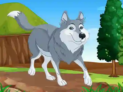 Igra Wolf Jigsaw online