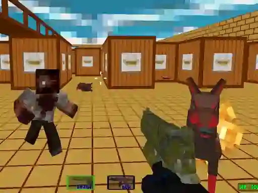 Igra Pixel Swat Zombie Survival online