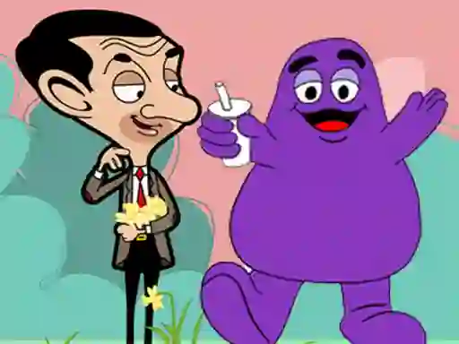 Igra When Mr Bean meet Grimace online