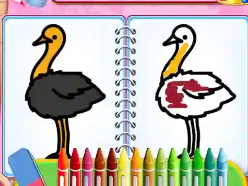 Igra Coloring Birds Game online