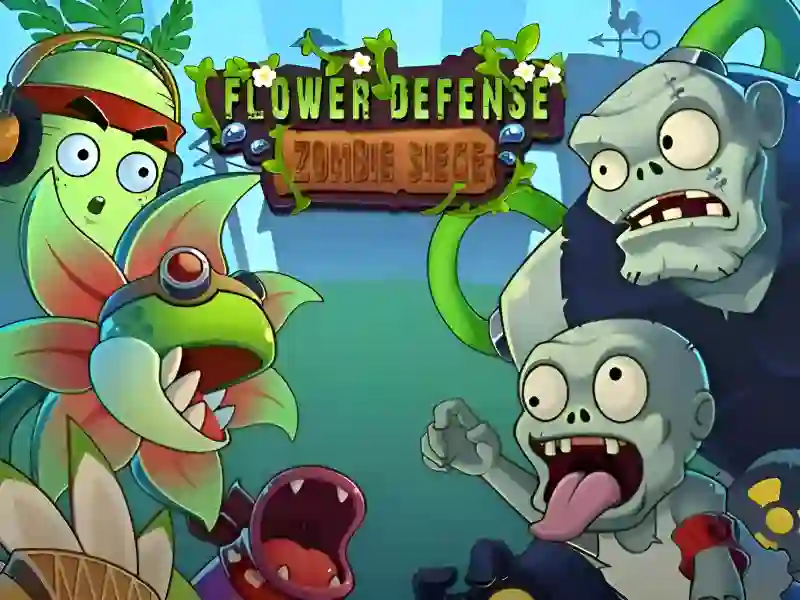 Igra Flower Defense Zombie Siege online