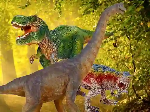 Igra World Of Dinosaurs Jigsaw online