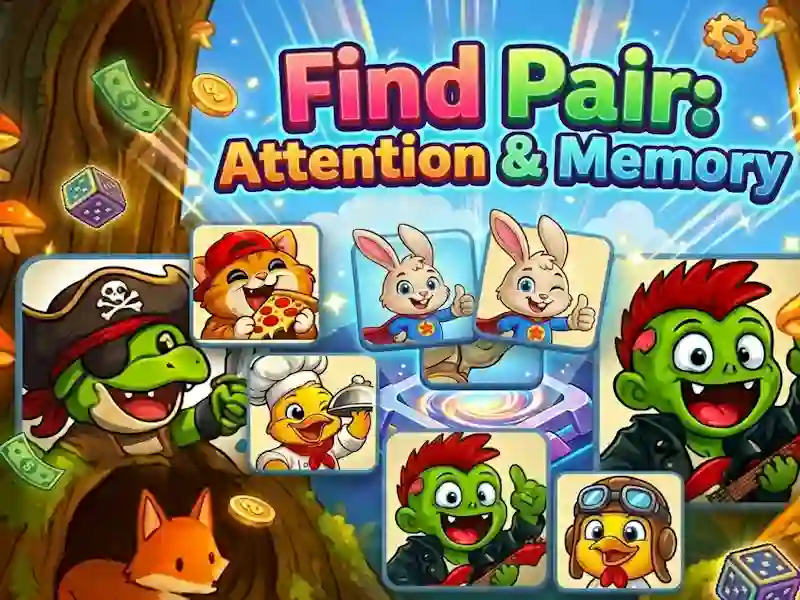 Igra Find Pair: Attention & Memory online