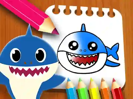 Igra Baby Shark Coloring Book online