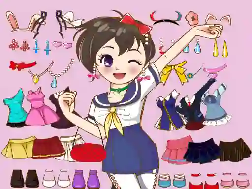 Igra Anime Dress Up Mania online