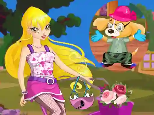 Igra Winx Stella and Puppy online