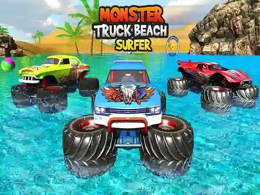 Igra Monster Truck Beach Surfing online