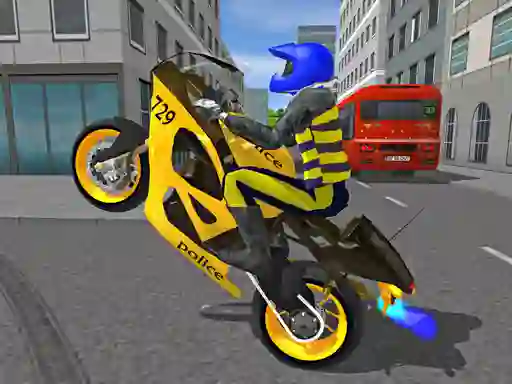 Igra Police Motorbike Race Simulator online