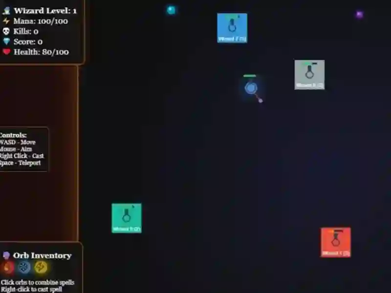 Igra Spell Caster Io online