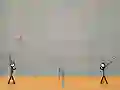 Igra Stick Figure Badminton online