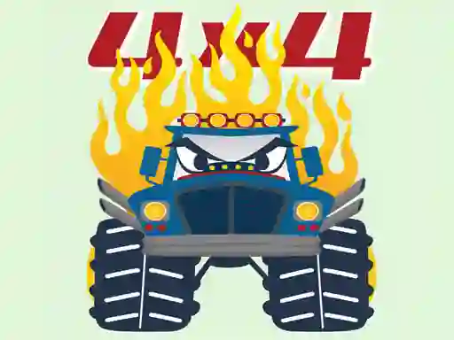 Igra Monster Trucks Coloring Pages online