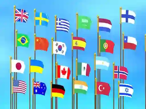Igra Flag Puzzle Jam: Collect Flags online