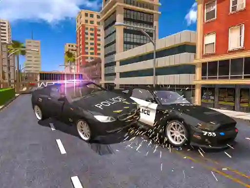 Igra Police Car Stunt Simulation 3d online