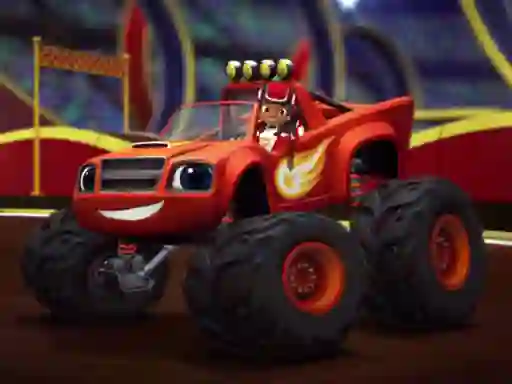 Igra Blaze Monster Trucks Hidden Stars online