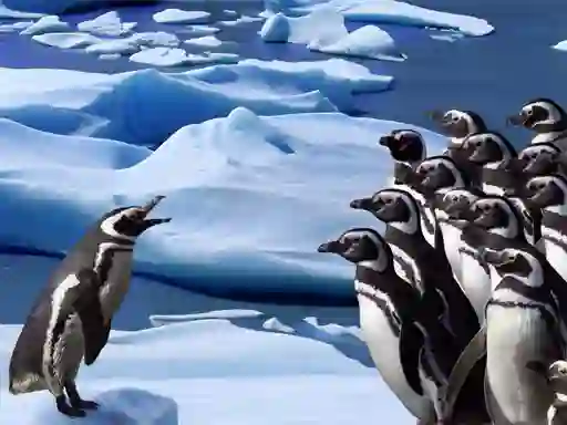 Igra Penguins Slide online