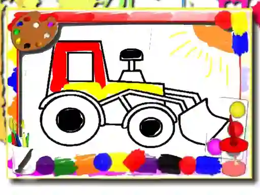 Igra Back to School: Kids Car Coloring online