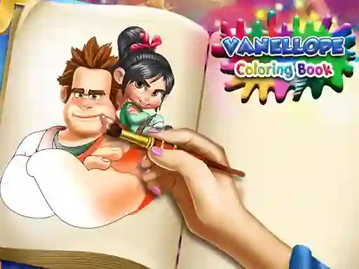 Igra Vanellope Coloring Book online