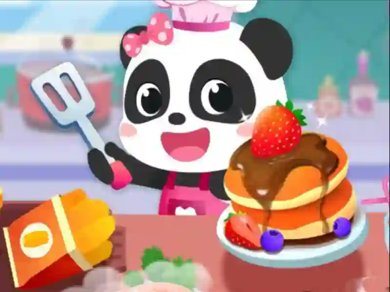 Igra Baby Panda Breakfast Cooking online