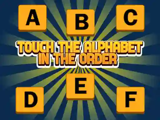 Igra Touch The Alphabet In The Oder online
